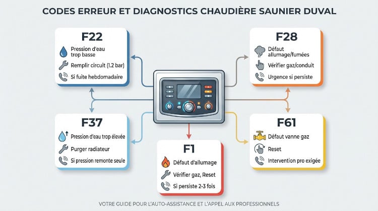 Code Erreur Chaudière Saunier Duval Thema C25e