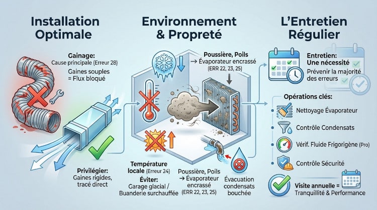 Importance de l’installation et de l’entretien du chauffe-eau thermodynamique Atlantic